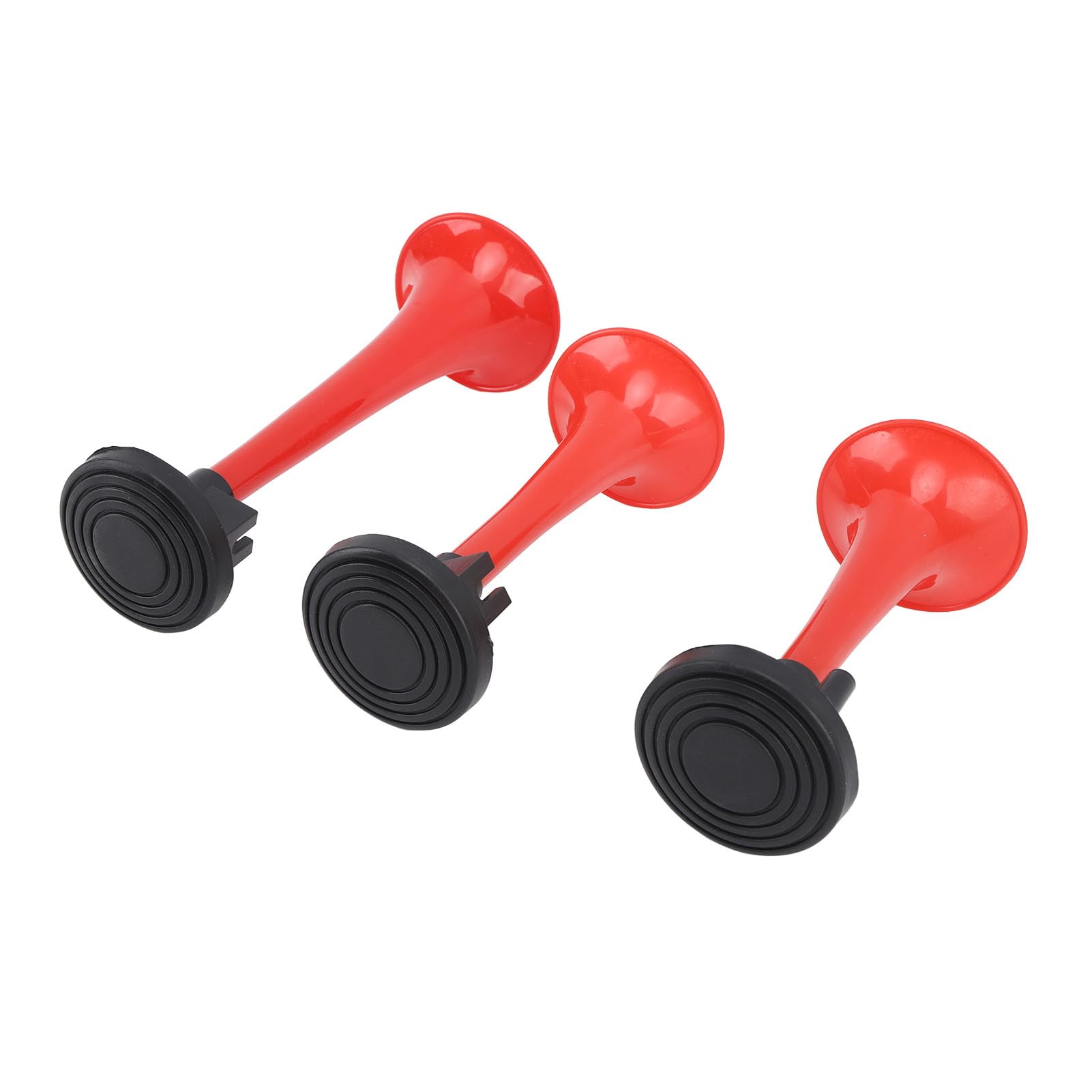 Bocina de Aire Musical 3 Trompeta 125dB Sonido Fuerte La Cucaracha 12V Resistente con Compresor de Aire y Manguera para Camión Tren Barco Coche