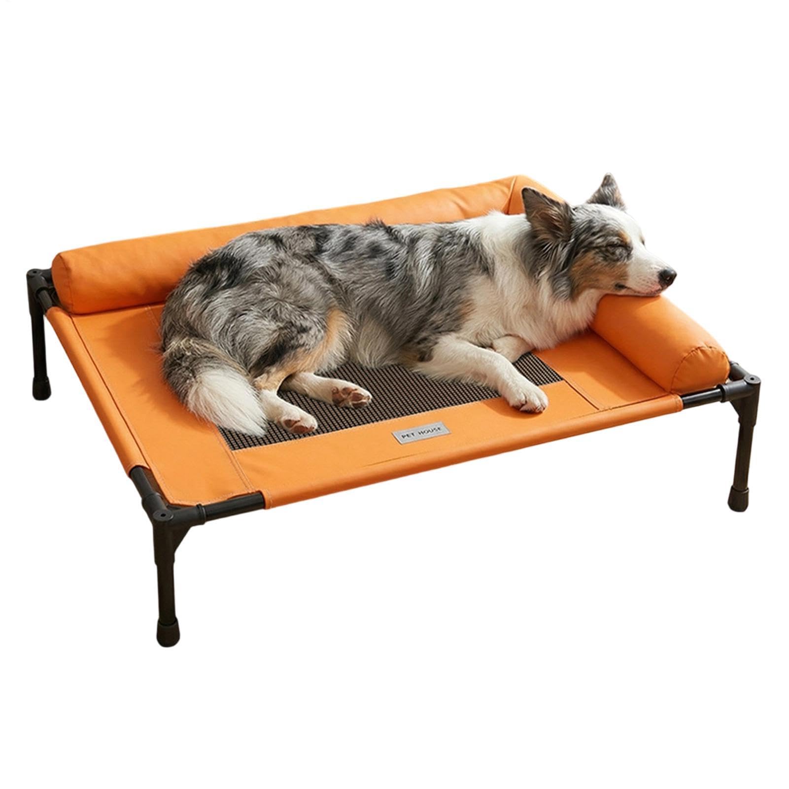Lit extérieur de chien contre l'humidité du sol, nid de couchage de jardin pour grand chiot