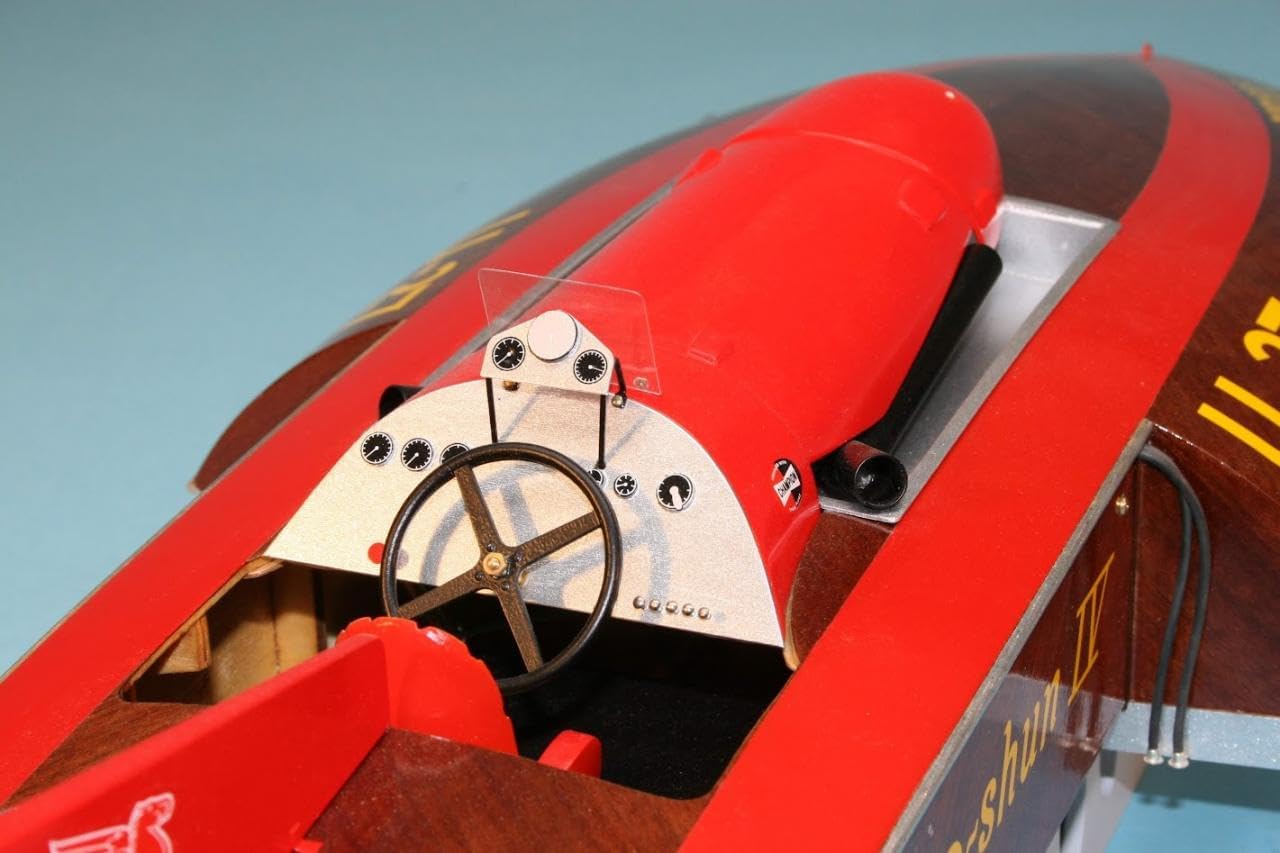 Billing Boats 1:12 Scale Slo-Mo-Shun IV Seattle Speed Boat - Wooden Model kit to Assemble - Adaptable to RC