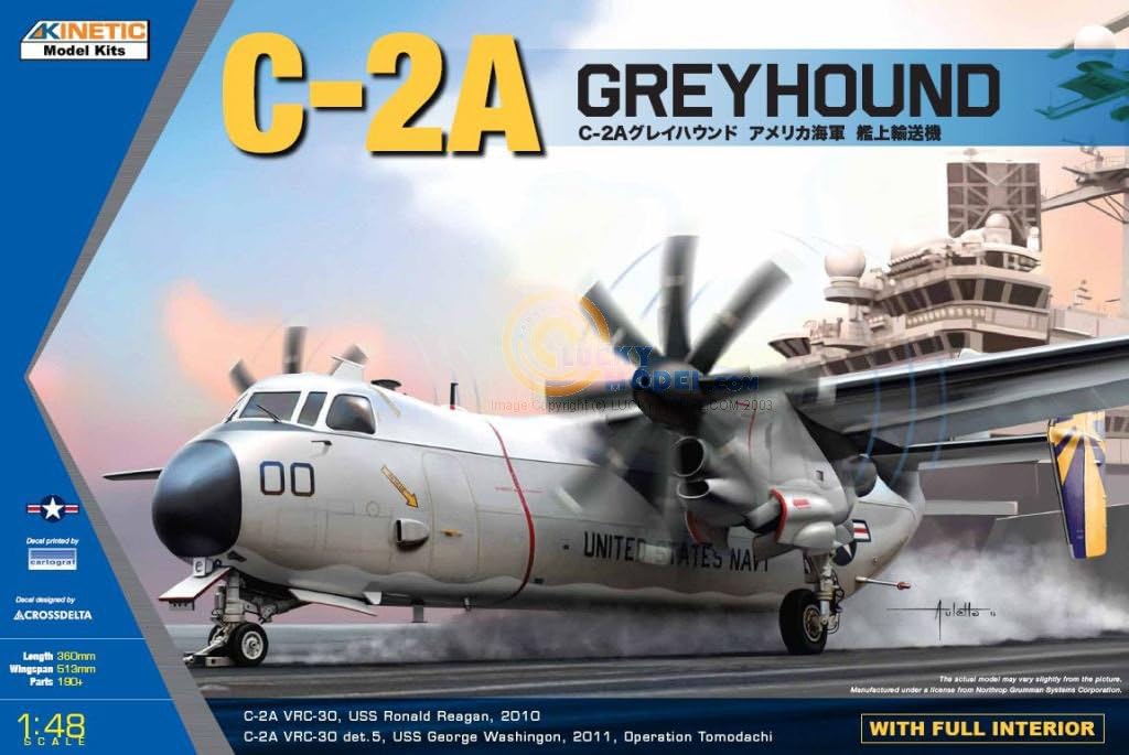 Kinetic 1/48 USN C2A Greyhound Twin-Engine Cargo Aircraft