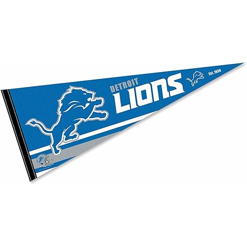 Detroit Lions Pennant Banner Flag