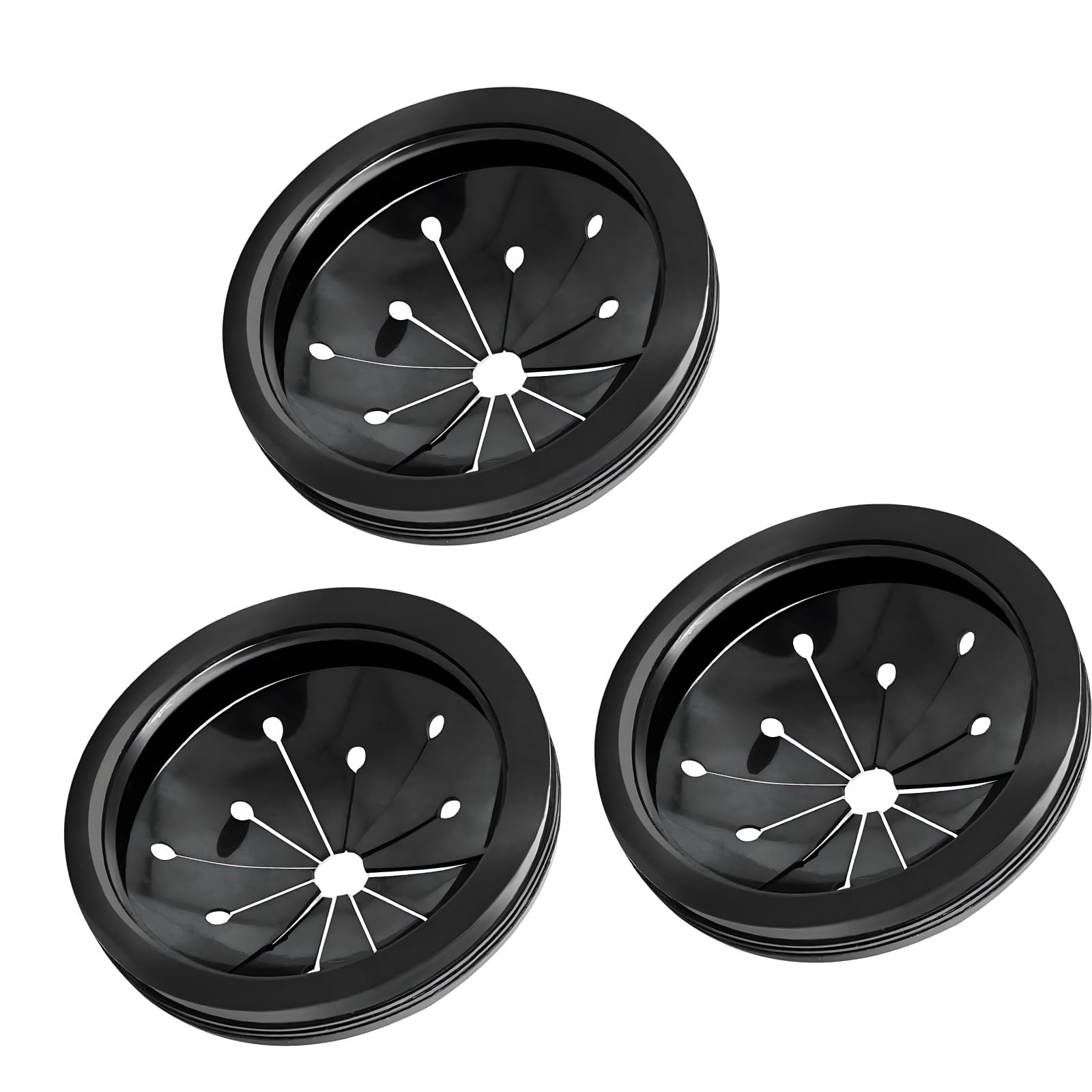 uikios 3Pack Garbage Disposal Splash Guards Sink Baffles Replacement Drain Plugs Multifunction Drain Plugs