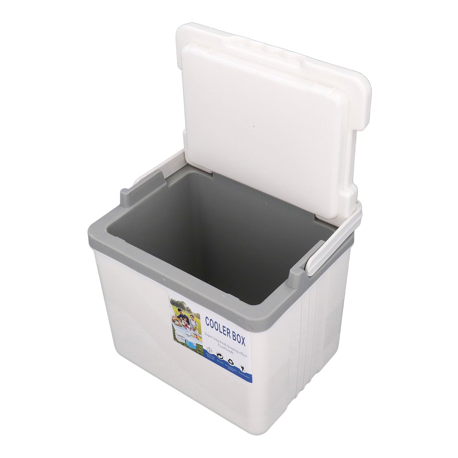 Borsa frigo portatile coibentata, scatola frigo da 6 litri, borsa frigo da campeggio, borsa termica rigida per pranzo coibentata con ritenzione di ghiaccio e maniglie resistenti