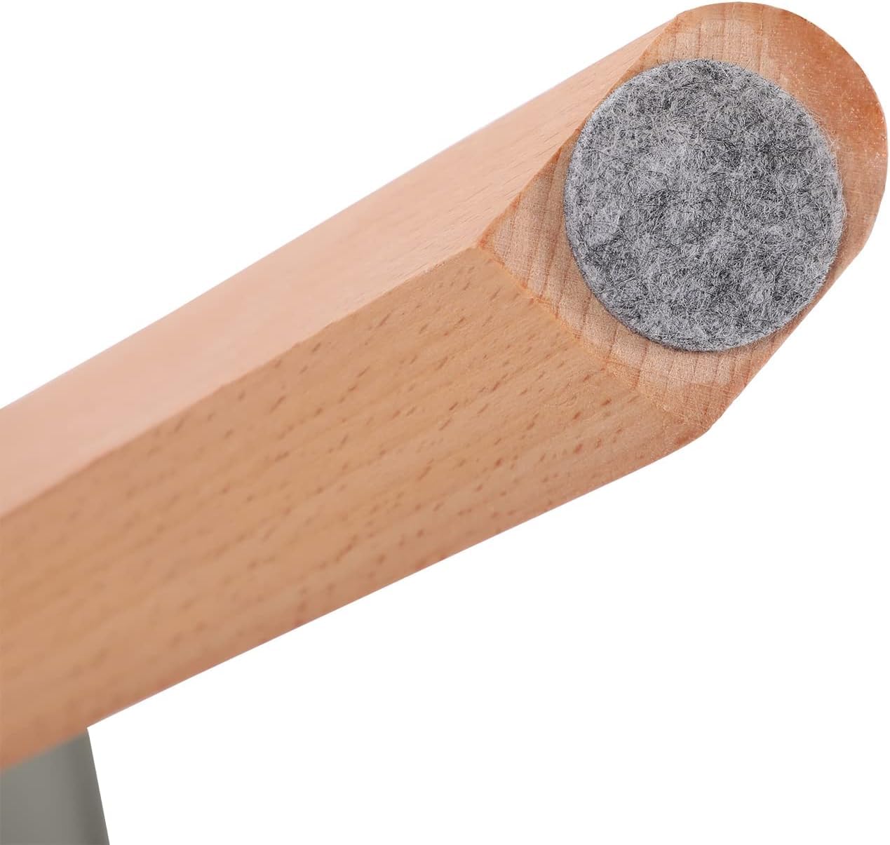 EGGREE Esstisch mit 2 Stühlen Essgruppe, Bartisch Set, Schreibtisch mit AC-Steckdosen und USB-Anschlüssen, 111cm Küchentisch mit 4 Ablagen für Wohnzimmer, Küche(Eichentisch+2 Grau Stühle)