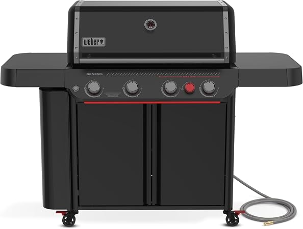 Weber Genesis® E‑430 Gas Grill Stealth® Edition (Natural Gas) for