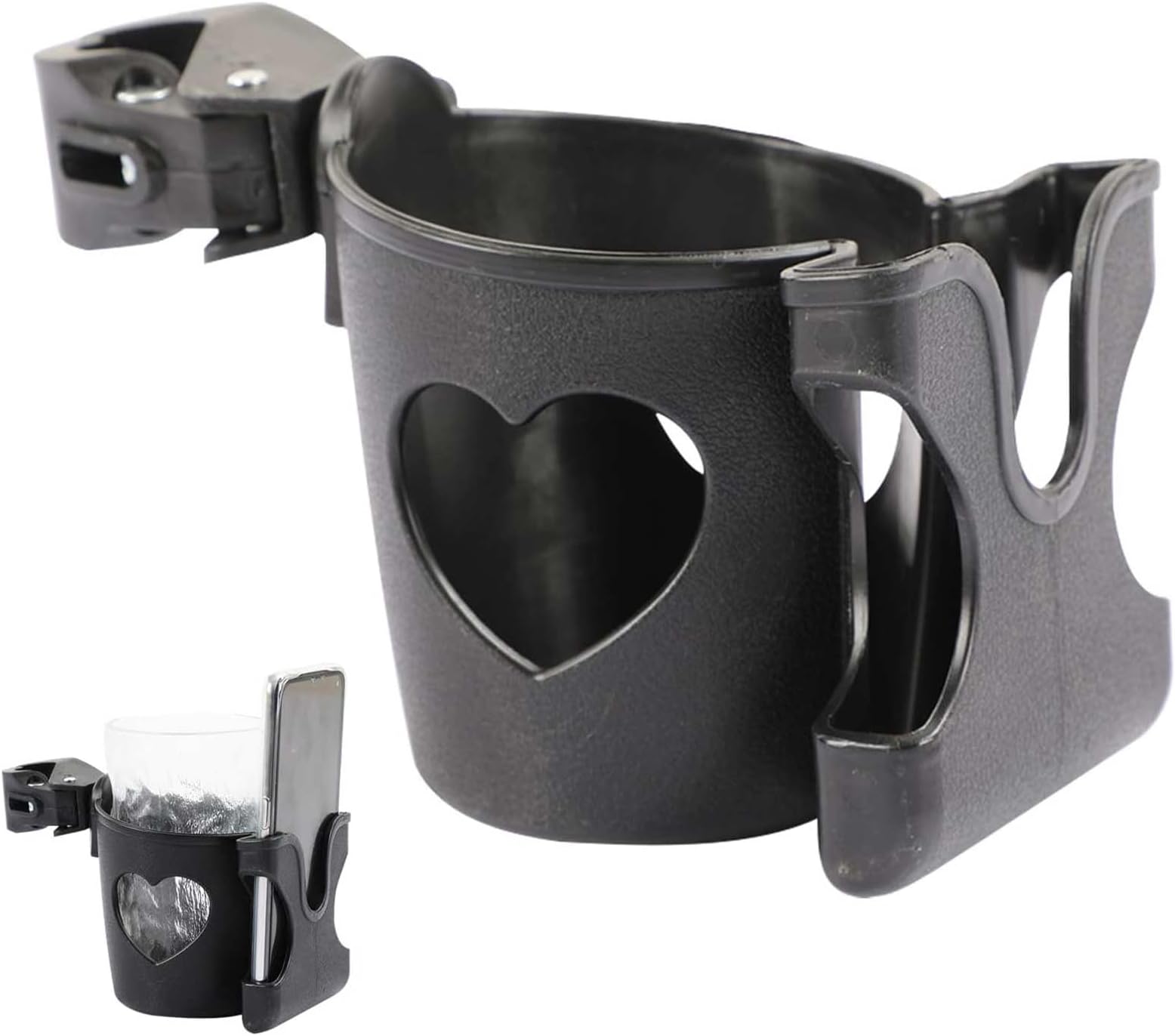 JYTDBCS Universal Pram Accessory - Phone & Coffee Cup Holder for Pushchair, Stroller, Buggy