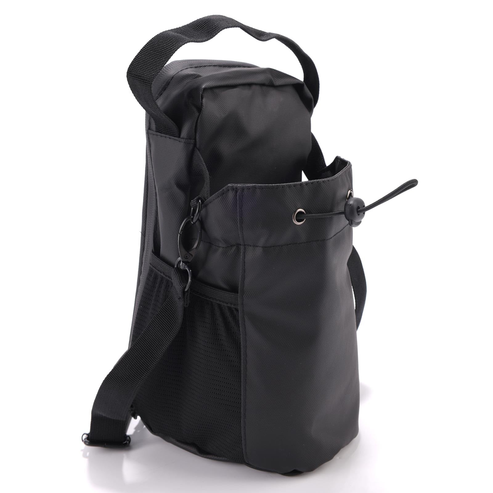 Lyreh Magnetic Water Bottle Bag, Heavy-Duty Large Load Capacity Oxford Cloth Magnetic Gym Sling Bag Waterproof Wear-Resistant Women Men Gym Accessory for Sports Travel Work Fitness