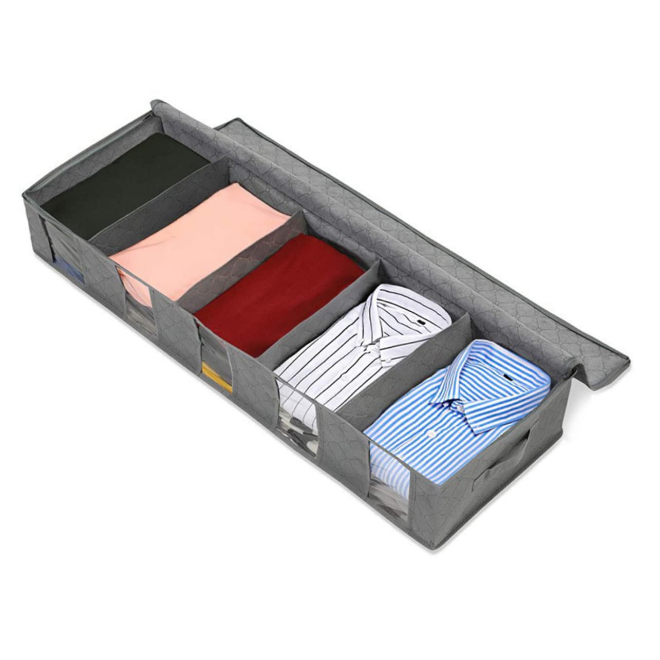 IMIKEYA Caja De Almacenamiento De Ropa Organizador De Ropa Plegable Debajo De La Cama Organizadores De Ropa De Juguetes Bolsas Organizadoras De Ropa