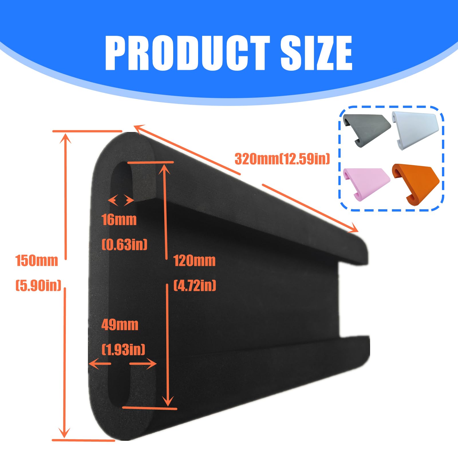 Dragon Boats Paddles - Cuscino da allenamento per esterni, comodo, protettivo, con pagaie a forma di drago