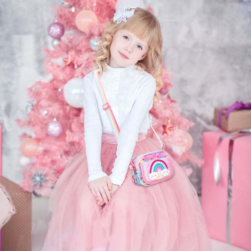 Girls Purse for Kids Age 3-12 - Purse for Little Girl Gifts, Crossbody Bag - Image 3