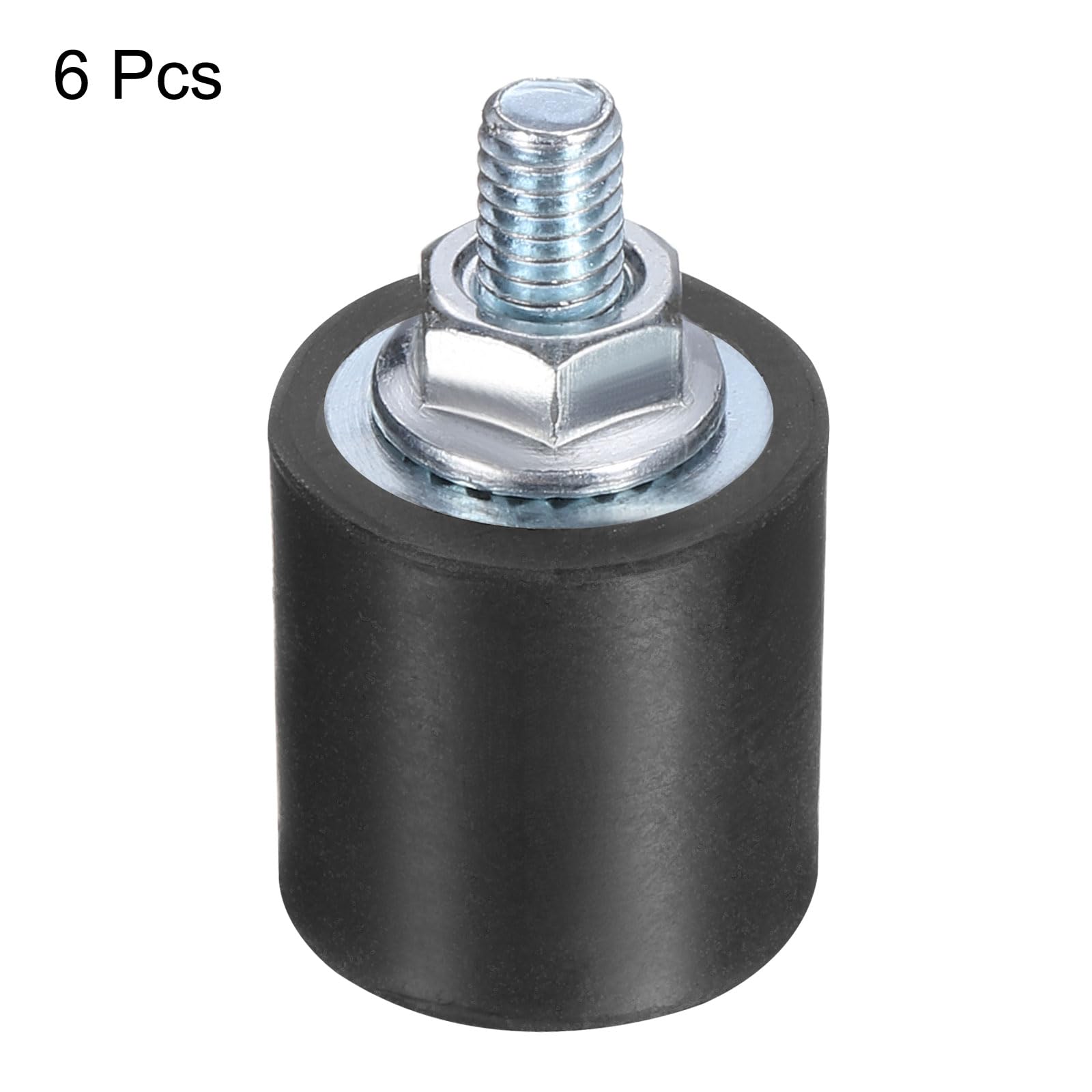 uxcell 4pcs M4x10mm Rubber Isolator Mounts with Studs 15x15mm — Amazon image 3
