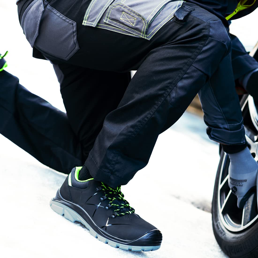 ACE Constructor S3 Chaussures de Sécurité Basse - SRC ESD - Baskets De Travail - Embout de Sécurité en Acier