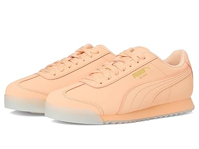 PUMA Kids Roma (Big Kid) Kids Shoes Peach Fizz-Icy Blue : 4 Big Kid M, Leather