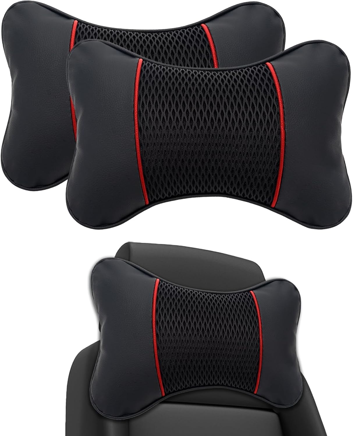 Car Neck Pillow, For Jeep Compass/Commander 2017-2023, Headrest Cushion