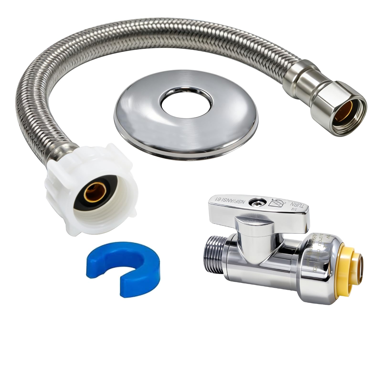 TT FLEX Toilet Supply Line Kit - 12" -11