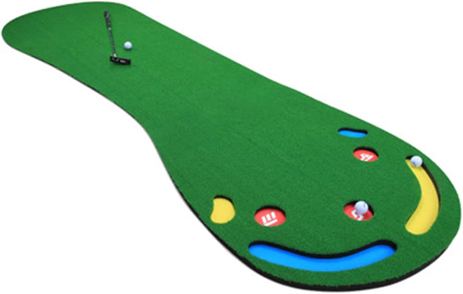 Golf Putting Trainer Mat Professional Putting Mat Outdoor & Indoor Golf Green Putting Mat for Home or Office