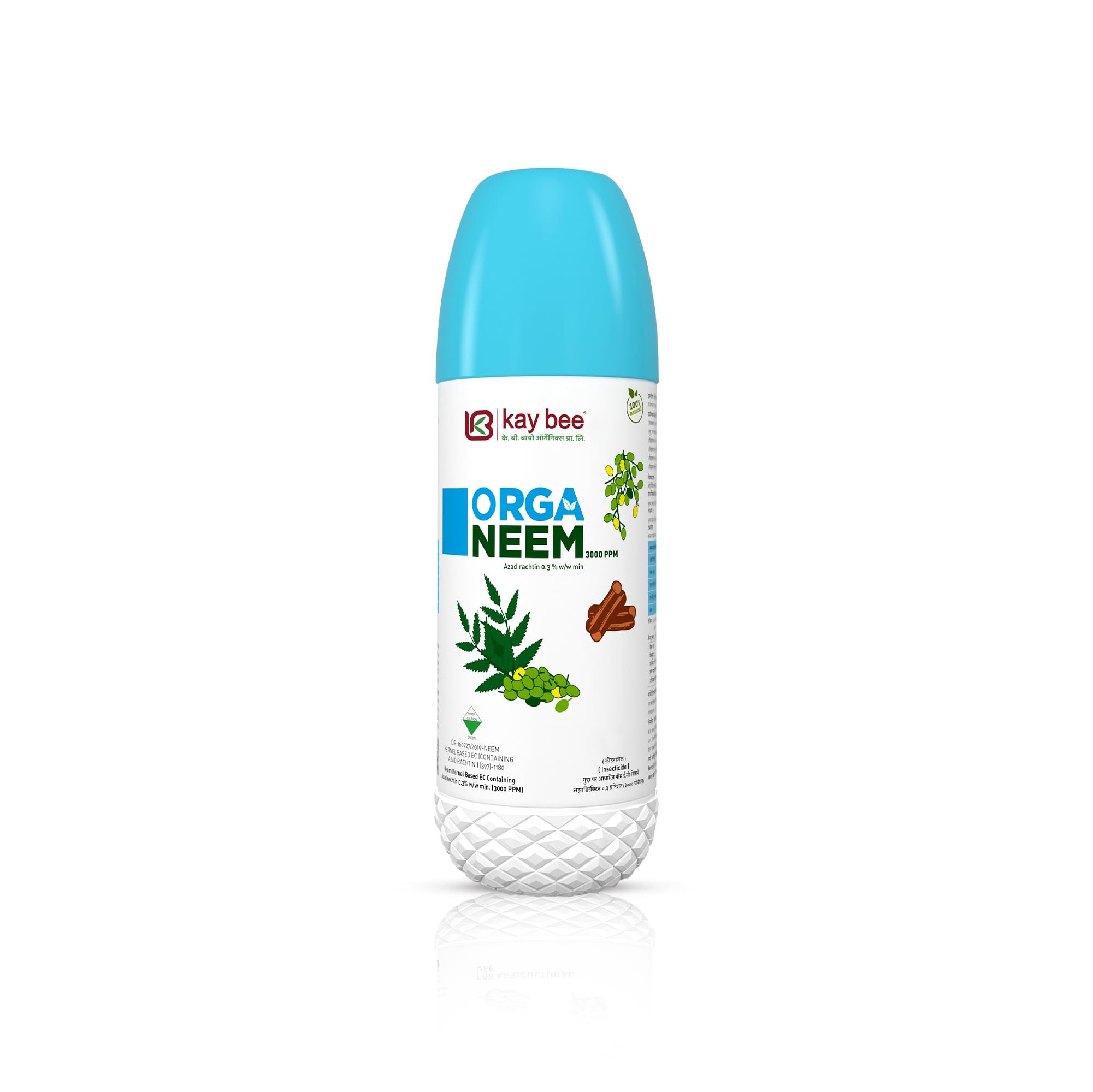 Kay Bee Organeem 3000 PPM | Water Soluble Neem Oil for Plant Care | Cold-Pressed Neem Oil for plant Growth | Useful for Indoor & Outdoor Plants, Flowers & Home Gardening - 5 Litre