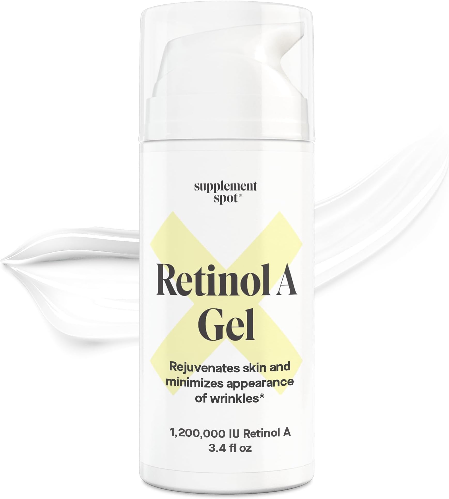 - Retinol-A Gel - Anti-Aging Retinol Moisturizer Repairs Fine Lines & Wrinkles โ Daily Use for Smoother, Firmer & Younger Looking Skin- (99.9% Water Based Gel W/Vitamin A) (3.4 oz.)