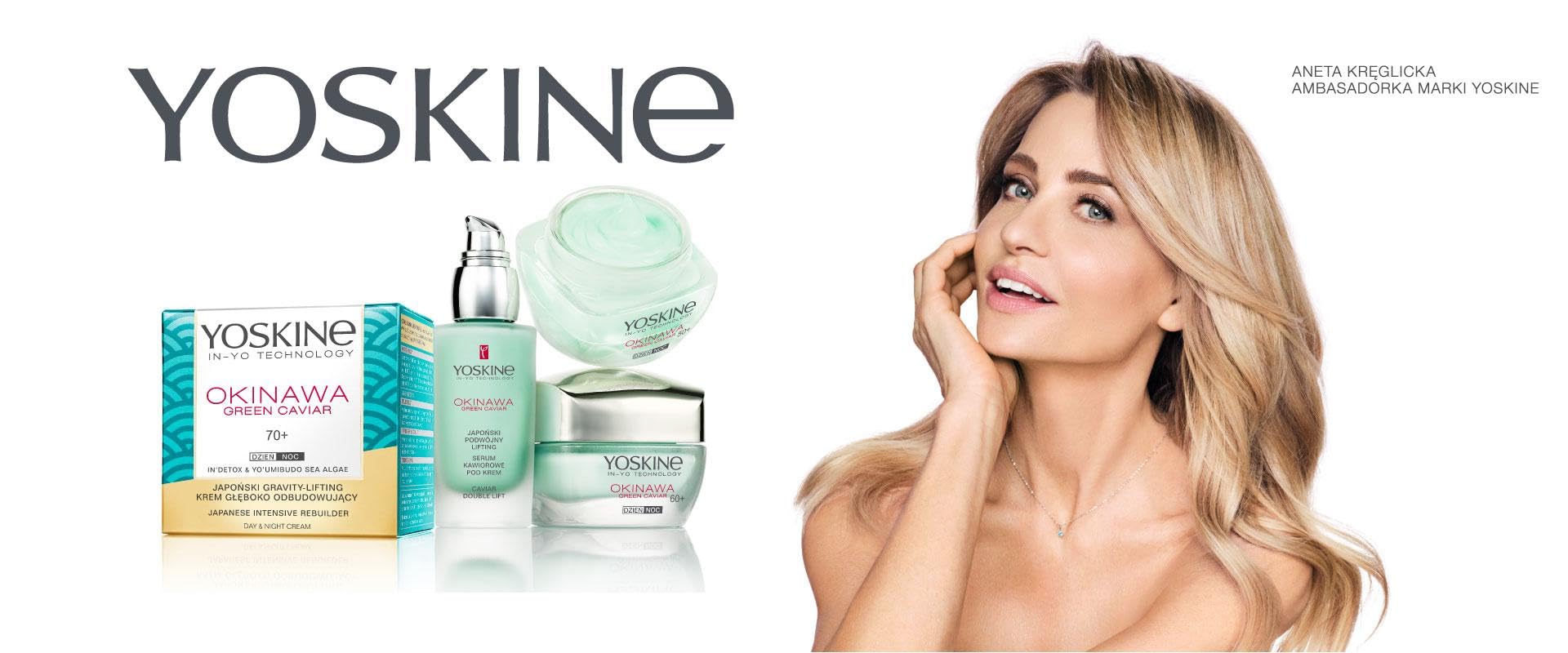 Yoskine Okinawa zielony kawior na dzień krem na noc 70+ Anti-Aging nawilżający 50 ml
