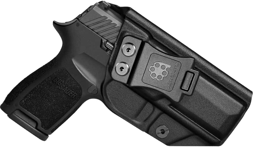 Amberide IWB Kydex Holster for SIG Sauer P320 Carry/Compact / M18, Concealed Carry, No Optic/No Laser, Adjustable Cant, Secure Retention, Made in USA