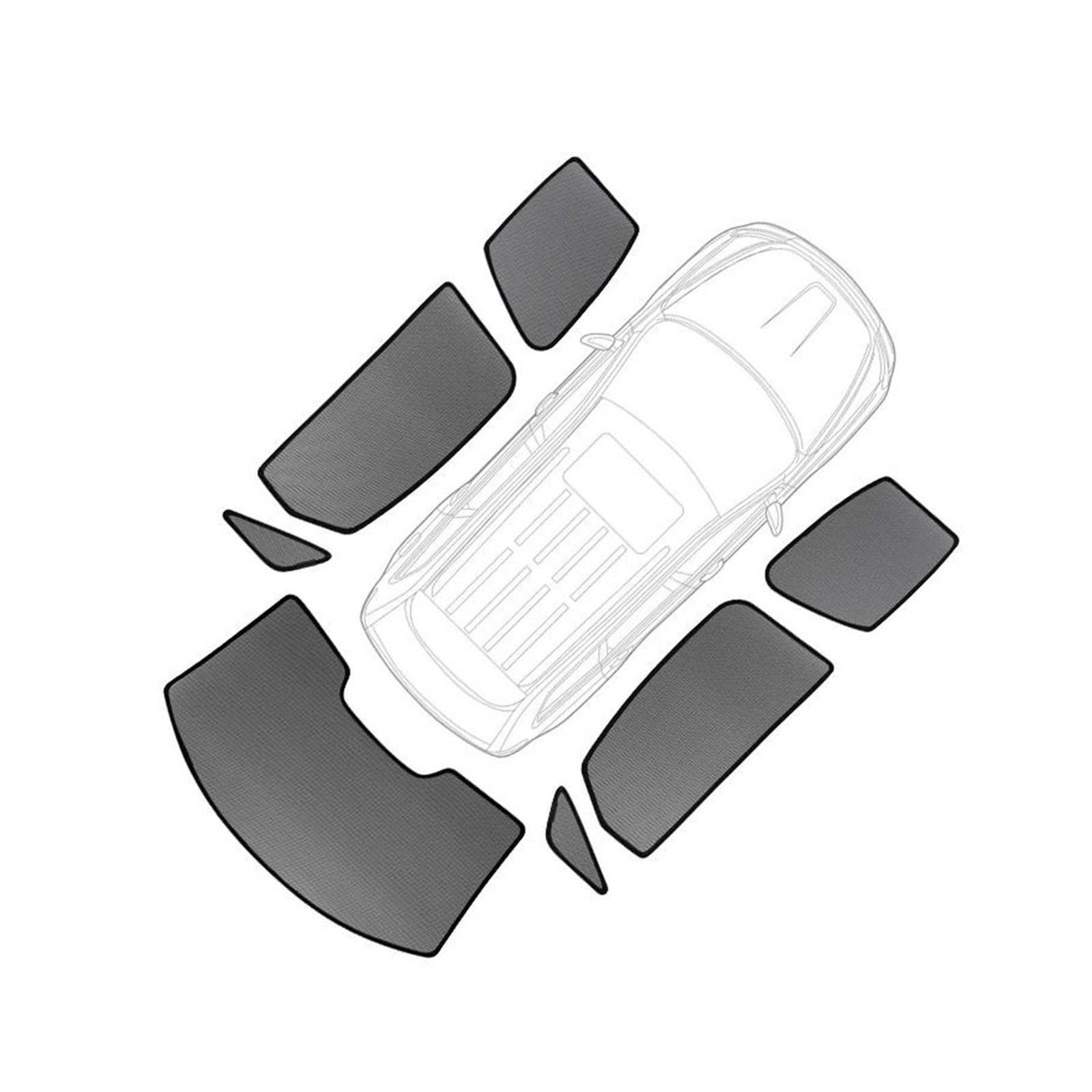 Visera para Ventana De Coche Parasol De Coche Cortina De Marco De Parabrisas Delantero Magnético Visera De Parasol De Ventana Lateral Trasera para Citroen C4 para Picasso 5 Asientos 2013-2023