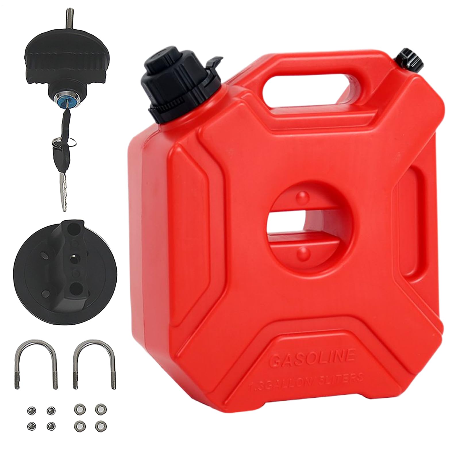 Bidon d'huile portable de 5 litres idéal pour vos voyages en SUV et le camping sauvage
