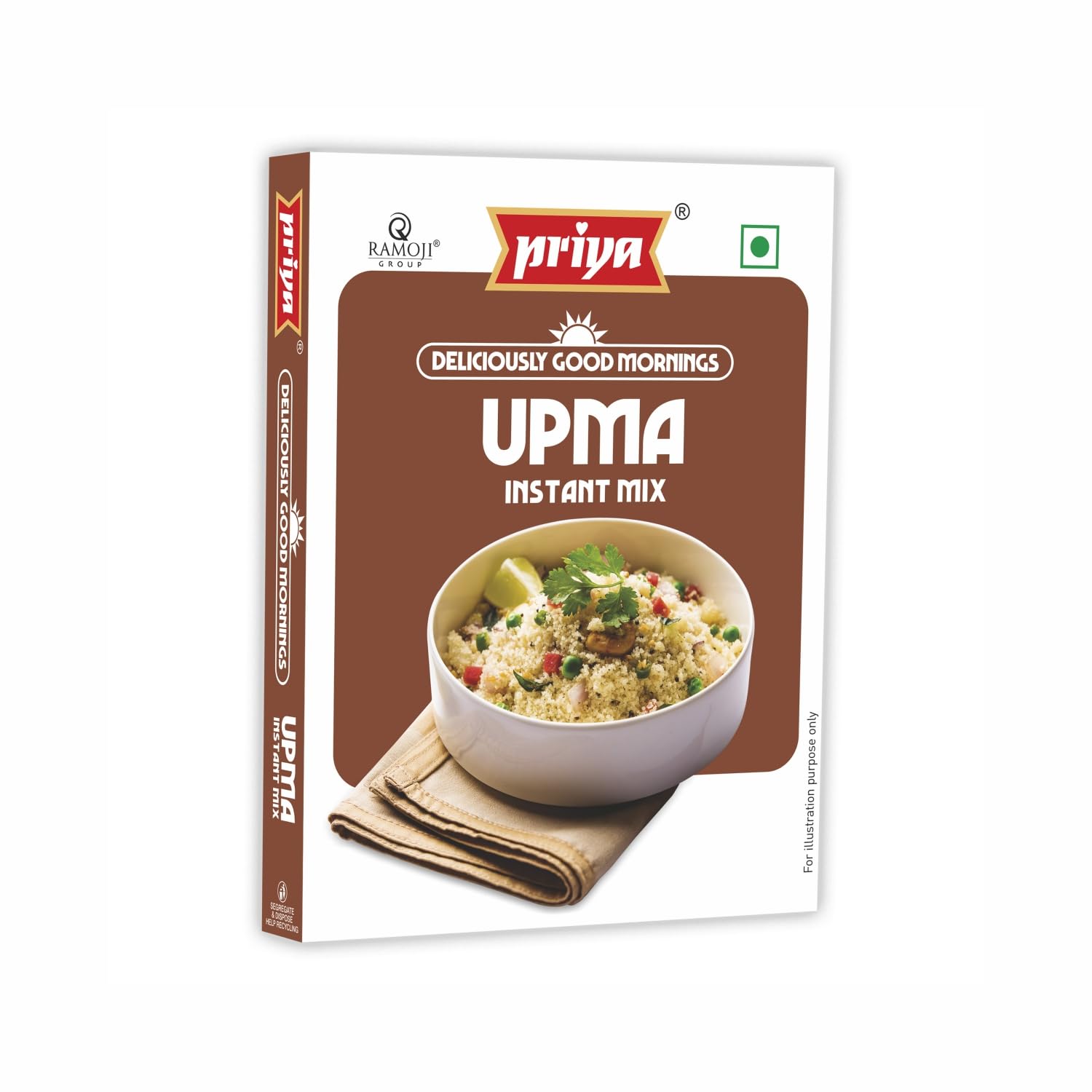 Priya Instant Upma Mix, 175g (Pack of 2) I Total 350gm (B08LB69KYR) Amazon Price History, Amazon Price Tracker