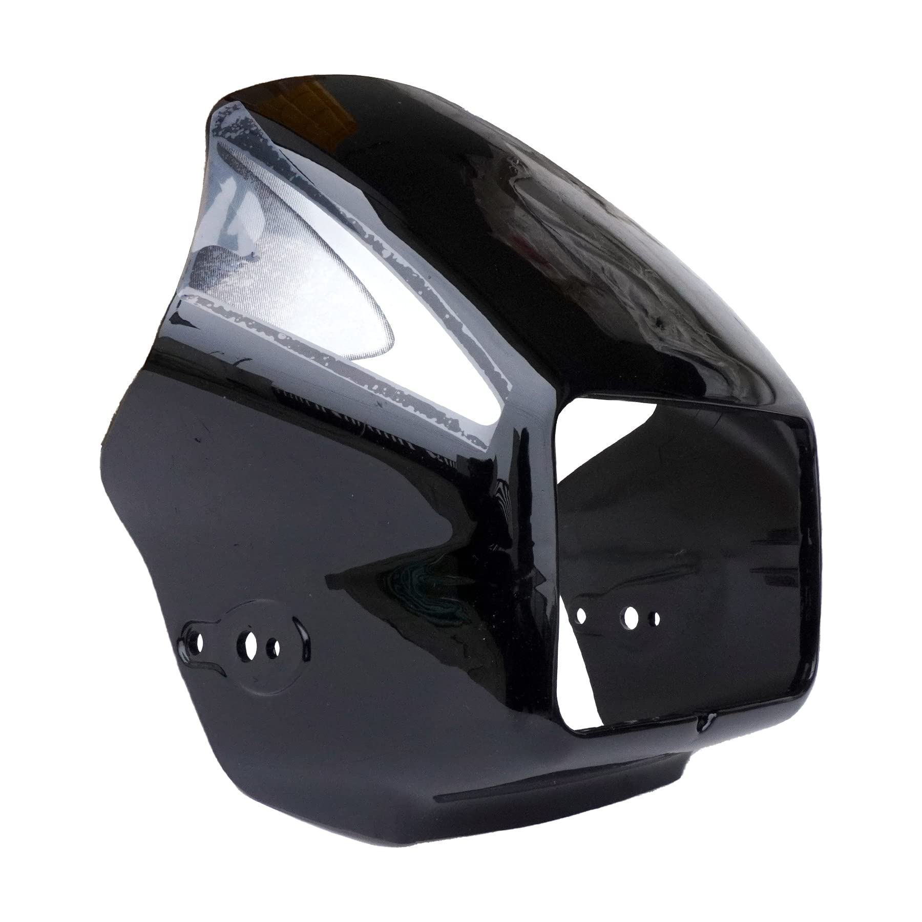 nikavi n504a head light mask compatible compatible for hero splendor plus new model a/w bk-grey