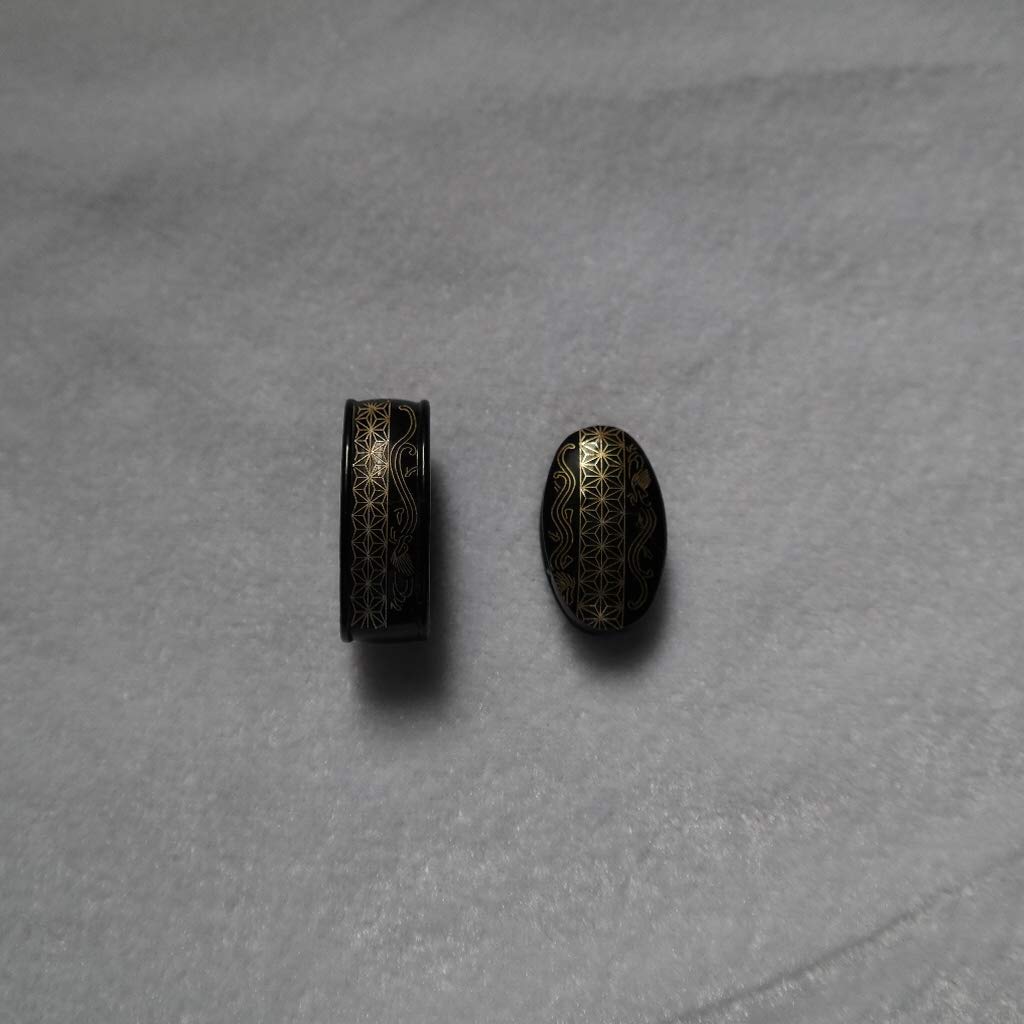 JAPANESE SAMURAI SWORD KOSHIRAE –Fuchi Kashira Iron or Alloy01-07