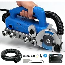 Electric Grout Removal Tool, 1200W 9000RPM Professional Tile Grout Remover Machine, 220V DIY Regrouting and Cleaning Tool for Removing Old Cement Between Ceramic Tiles