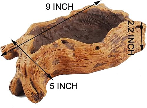 Miniatura 2 de NWFashion - Maceta de Resina Marrón Tump para SuculentasFloresMaceta para Interior y Exterior