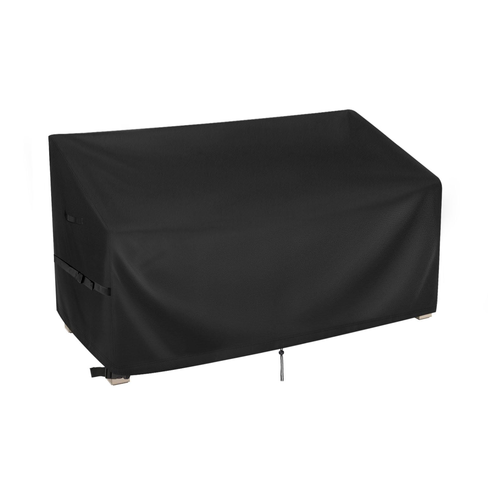 Hohong Garden Love Seat Bench Cover, 500D Waterproof Heavy Duty Oxford Fabric Outdoor Sofa Cover, Patio Seat Covers with Adjustable Drawstring-178×75×95cm — image 1