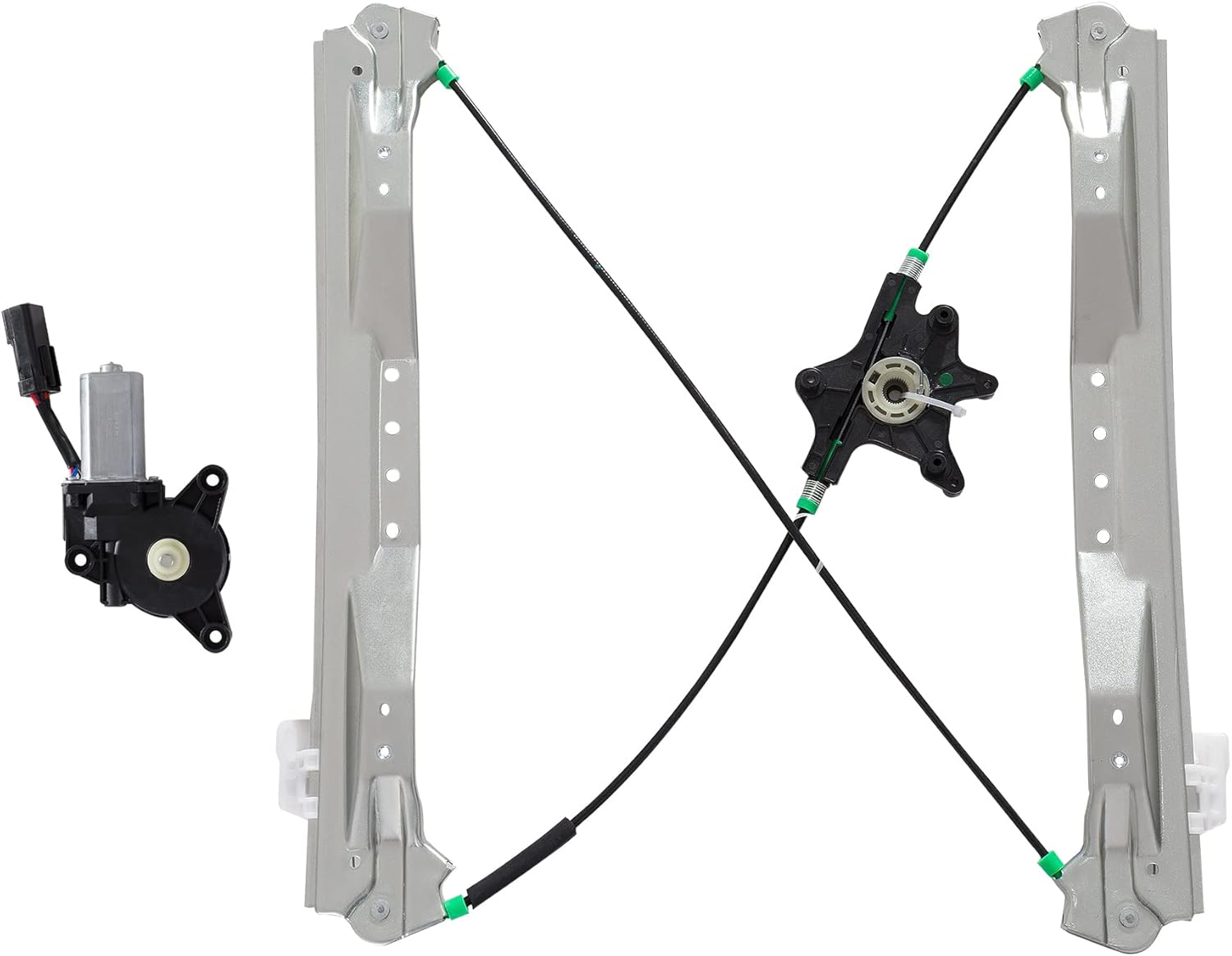 748-508 Front Driver Side Power Window Regulator Motor Compatible with 2008-2016 Chrysler Town & Country/2008-2020 Dodge Grand Caravan /2012-2015 Ram C/V