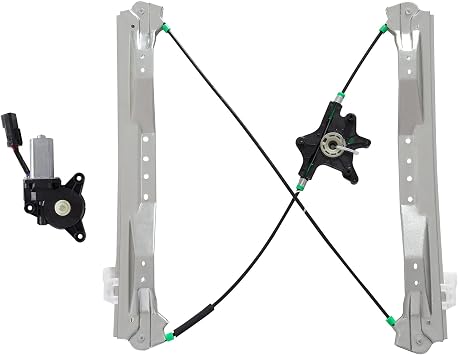 748-509 Front Passenge Side Power Window Regulator Motor compatible with 2008-2016 Chrysler Town & Country/2008-2020 Dodge Grand Caravan /2012-2015 Ram C/V