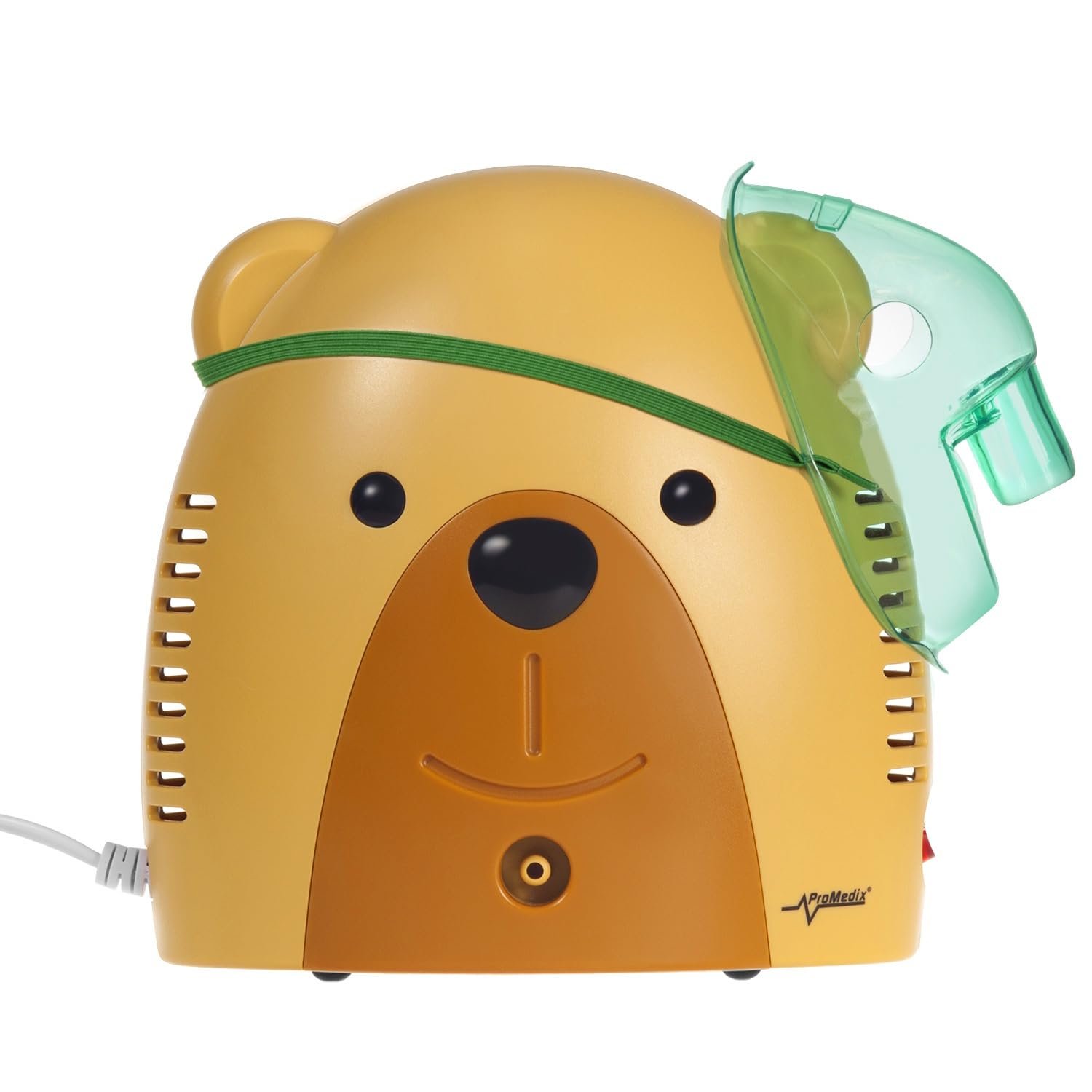 PR-811 - Inalatore per bambini e adulti, nebulizzatore per inalazione (orso), con ciuccio per bambini
