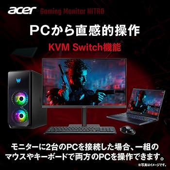 モニターNITRO XV5 XV275KV 27\" 4k 160Hz New Acer Nitro XV275K ymipruzx 27