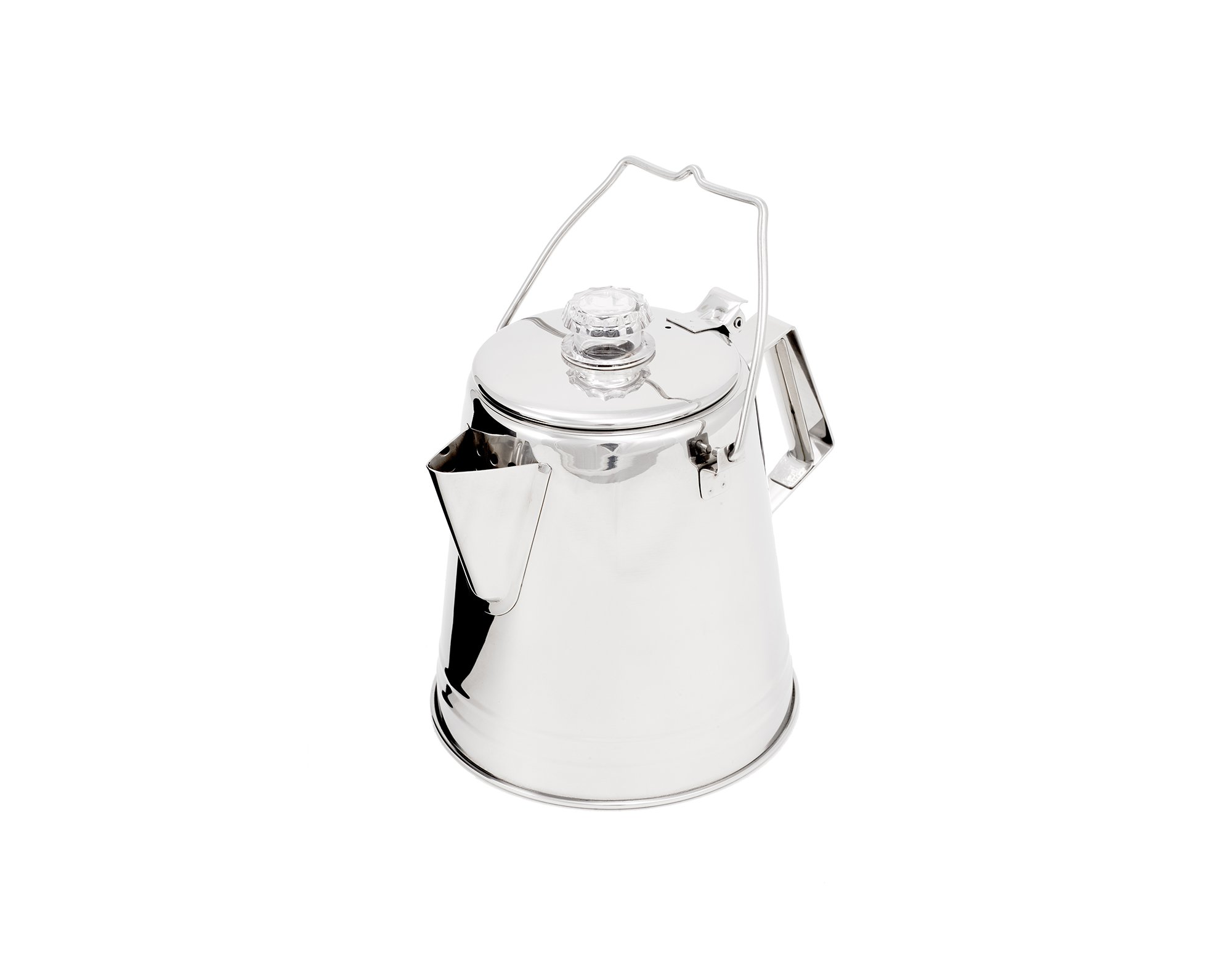 (8 cup) - GSI Outdoors Glacier Stainless Steel Percolator Coffee Pot, 8-Cup