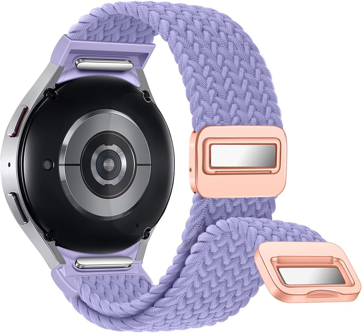 One Click Braided Bands for Samsung Galaxy Watch 7 6 5 4 FE Band 40mm 44mm