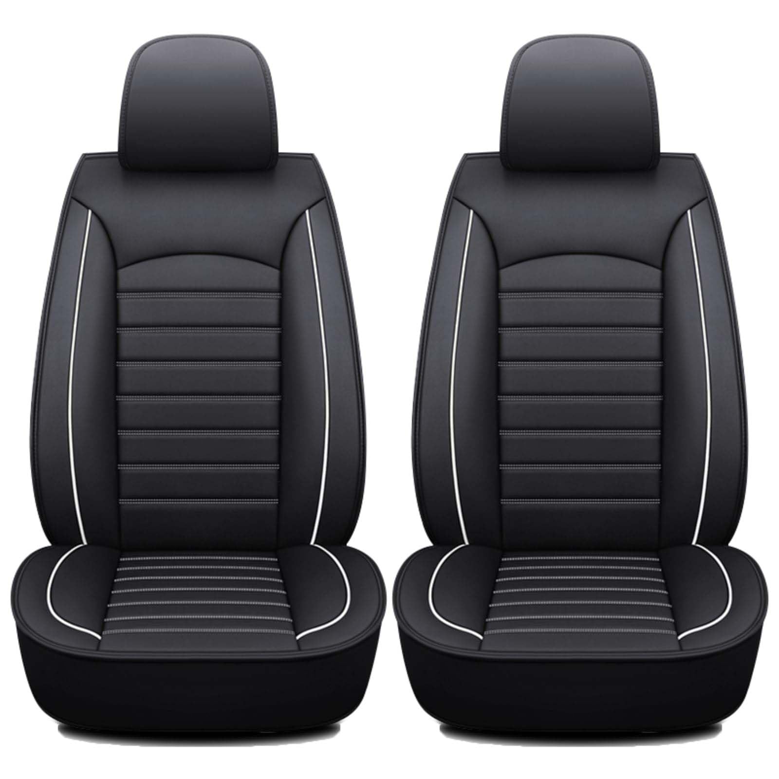 Autostoelbekleding Sets voor Hyundai Bayon/Bayon Hybrid, 5 Zetels All Weather Stoelbeschermers Comfortabele Ademende Interieur Accessoires,A-Black