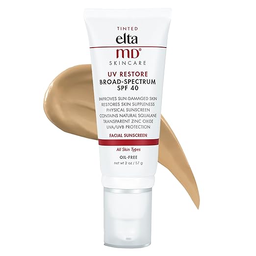Amazon.com: EltaMD UV Restore Tinted Face Sunscreen, SPF 40 Tinted ...