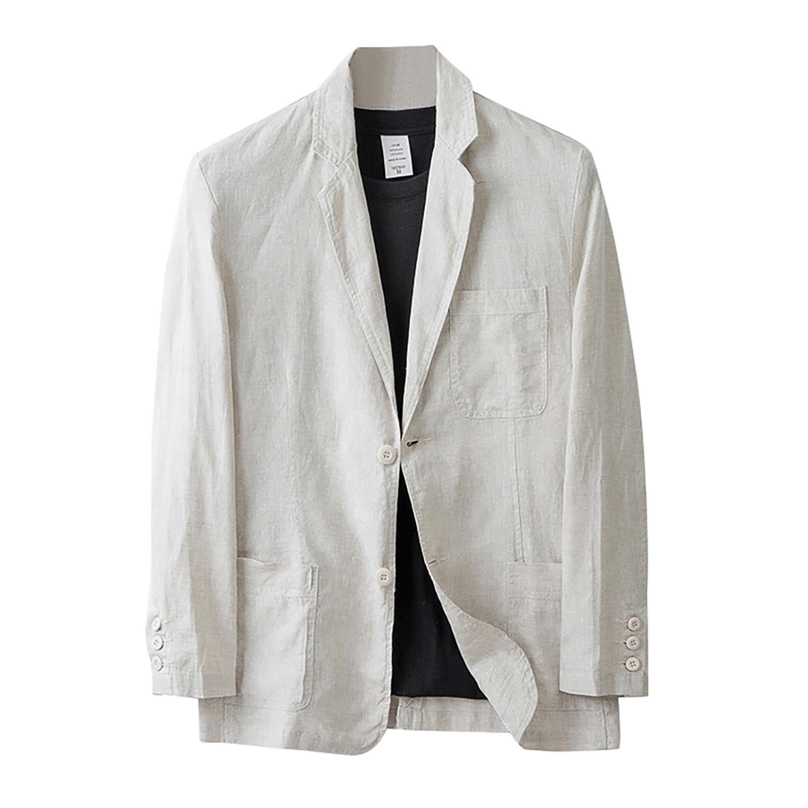 Sakko Herren, Anzug Jacke Herren Regular Fit, Blazer Modern Anzüge & Sakkos Mit Taschen Und Knöpfen Anzugjacken Revers Jackett Elegante Freizeitanzug Langlebig Hochwertiger Sommermantel Herren Sakko