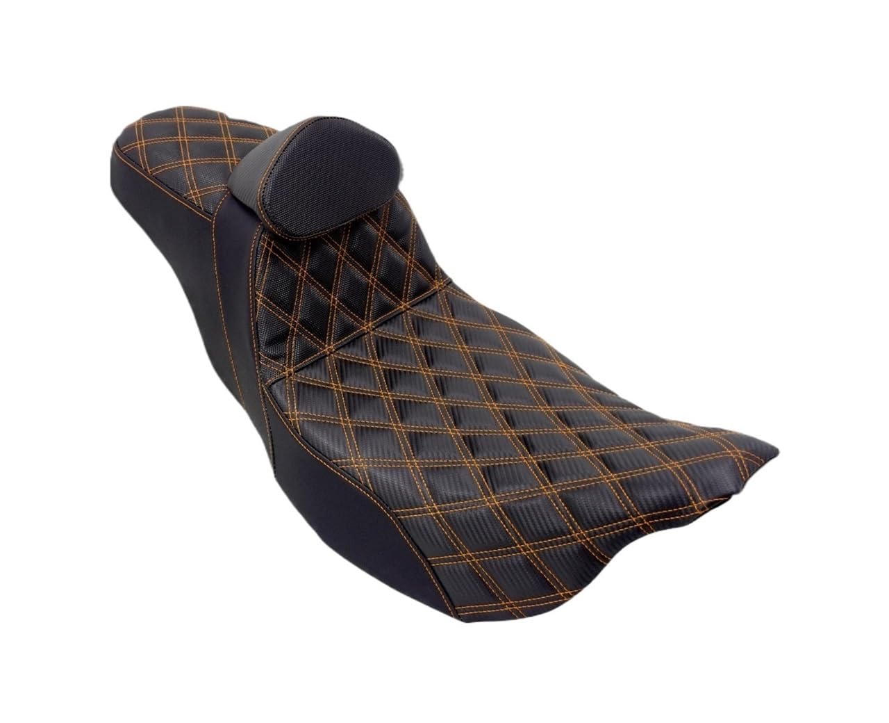 Asiento doble de celosía para Touring Electra Glide con acabado premium 8