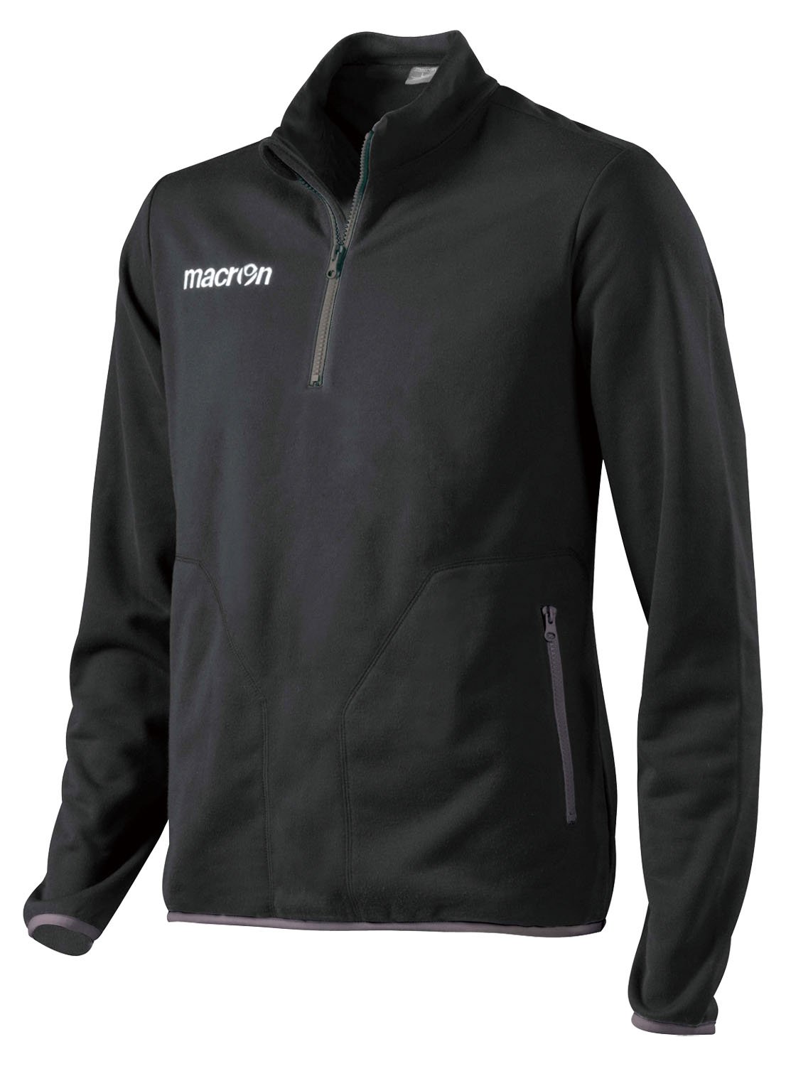 Amazon.co.jp: macron(マクロン) ハーフジップスウェット 9122