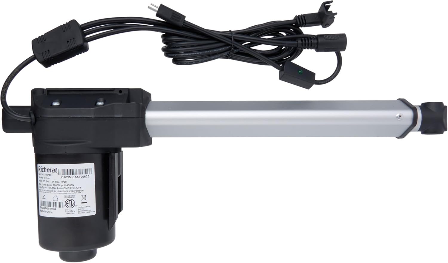 HJA58 Linear Actuator Replaces GM1450-LM C109580A5800623 by Richmat for Power Recliner Lift Chairs