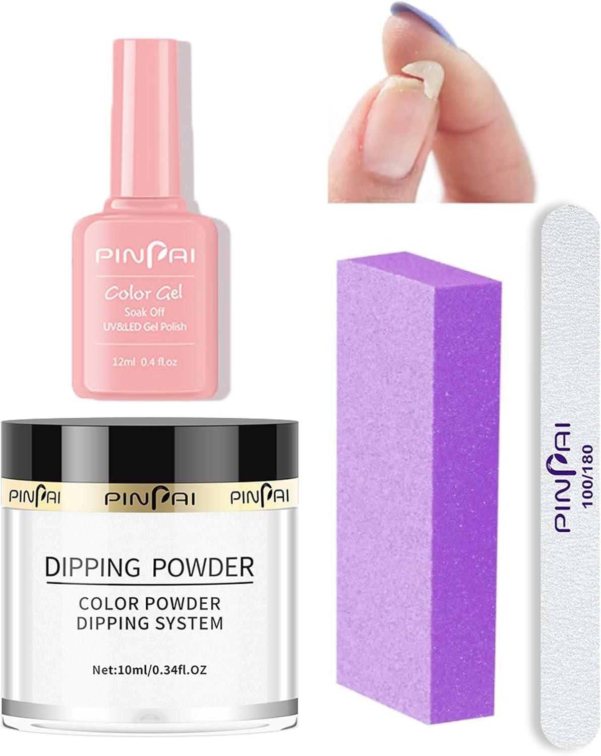 Nail Repair Kit for Broken Cracked Split Weak Nails, Emergency Easy