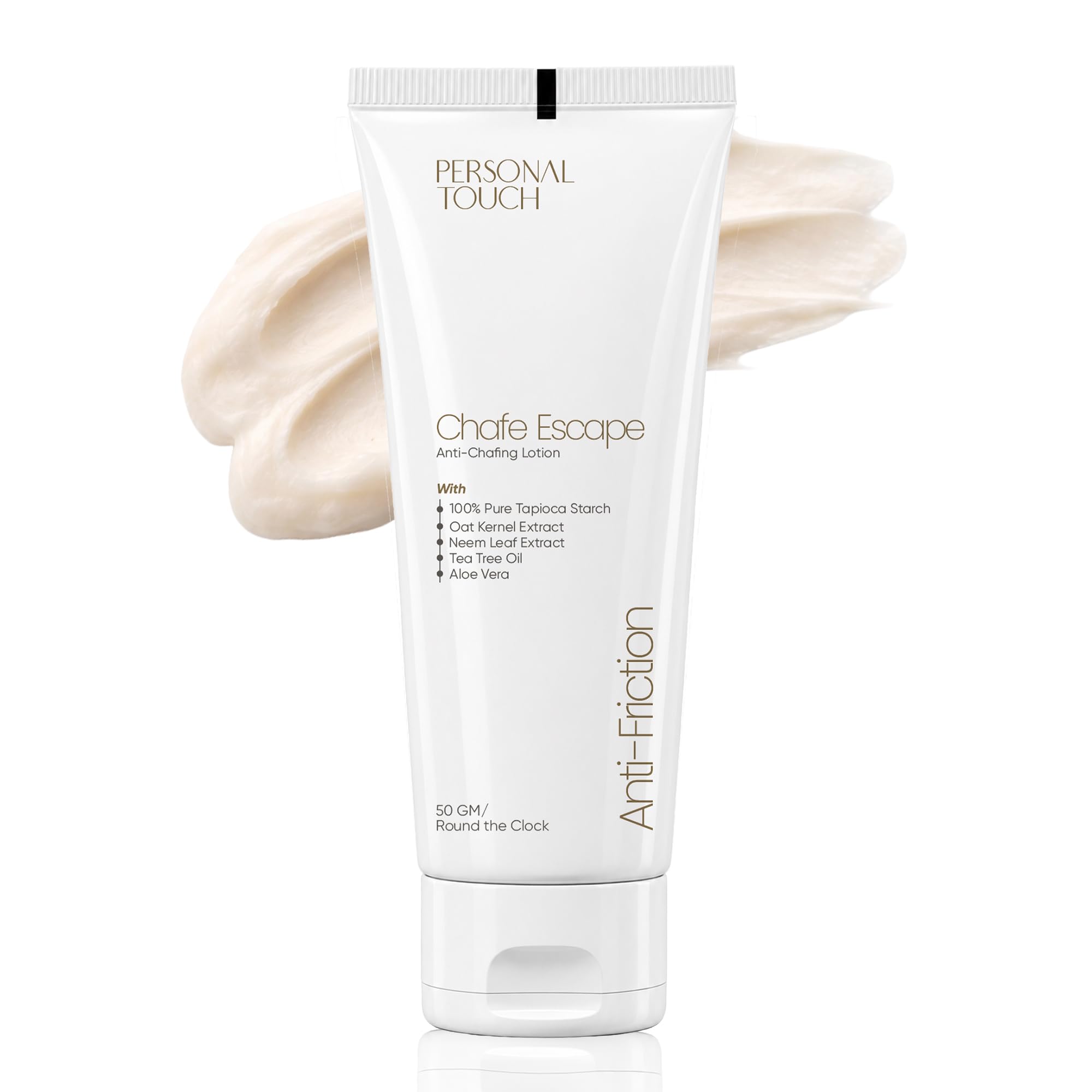 Personal Touch Chafe Escape Lotion I Itching, Blisters, Bacterial from Sports and Fitness | Anti Chafing Lotion For Underarms, Inner thighs, Blisters, UnderBreasts, Intimate areas | Unisex I 50g-image-10