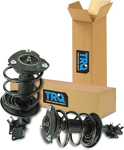Miniatura 43 de TRQ - Conjunto de puntal delantero y resorte helicoidal (lados del conductor y del pasajero), para auto