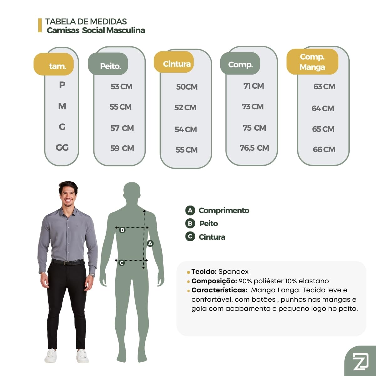 Camisa Social Manga Longa Masculina em promoção! Veja a oferta e mais achadinhos de Camisas 7 Hoje é o melhor dia para comprar Camisa Social Manga Longa Masculina com aquele preço maroto! Promoção! Aproveite a oferta! 7