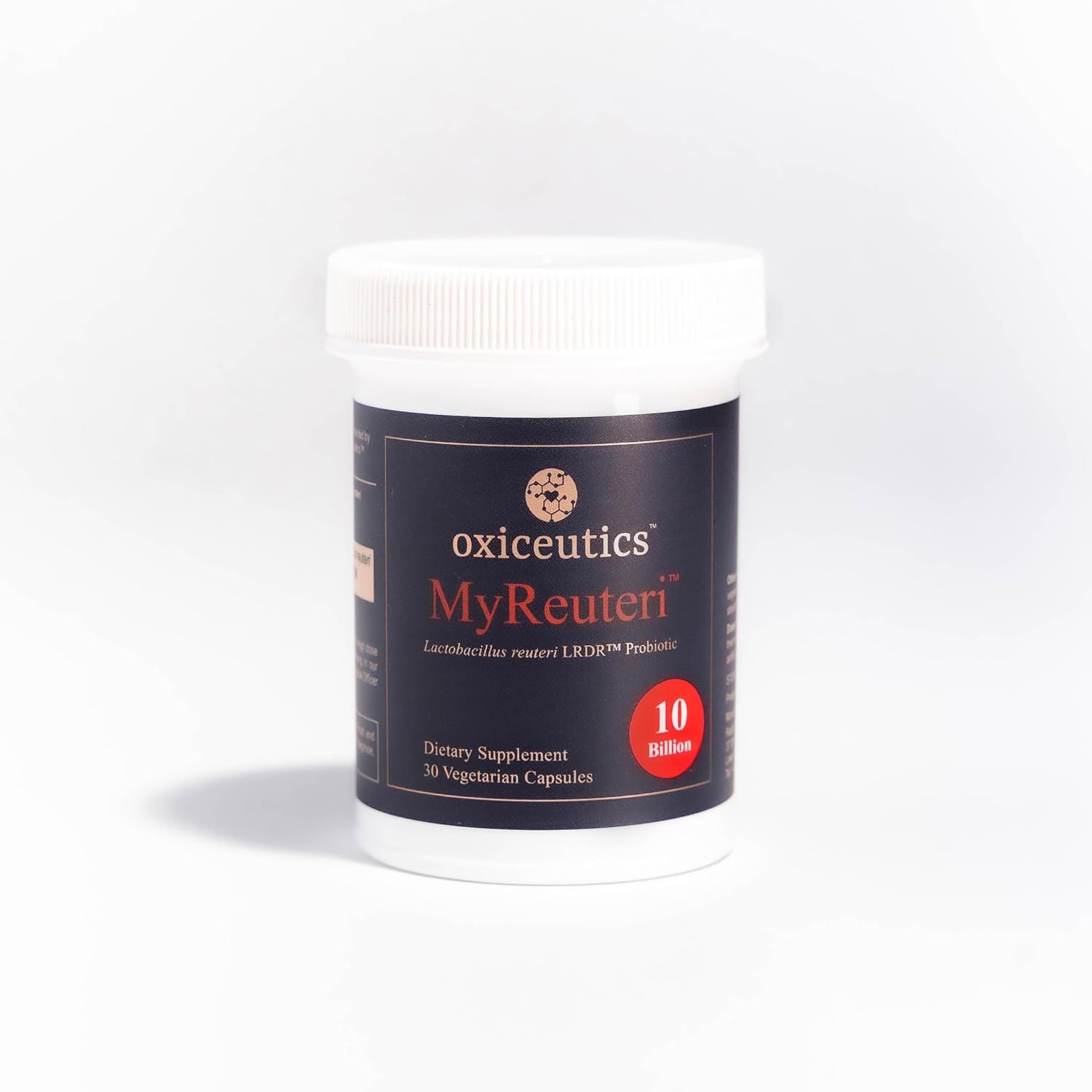 MyReuteri&trade; 10 Billion CFU Probiotic &ndash; Foundational-Strength L. reuteri LRDR&trade; + FOS Prebiotic &ndash; by Dr. William Davis &ndash; Makes Yogurt-Like Superfood &ndash; 30 Veg Capsules