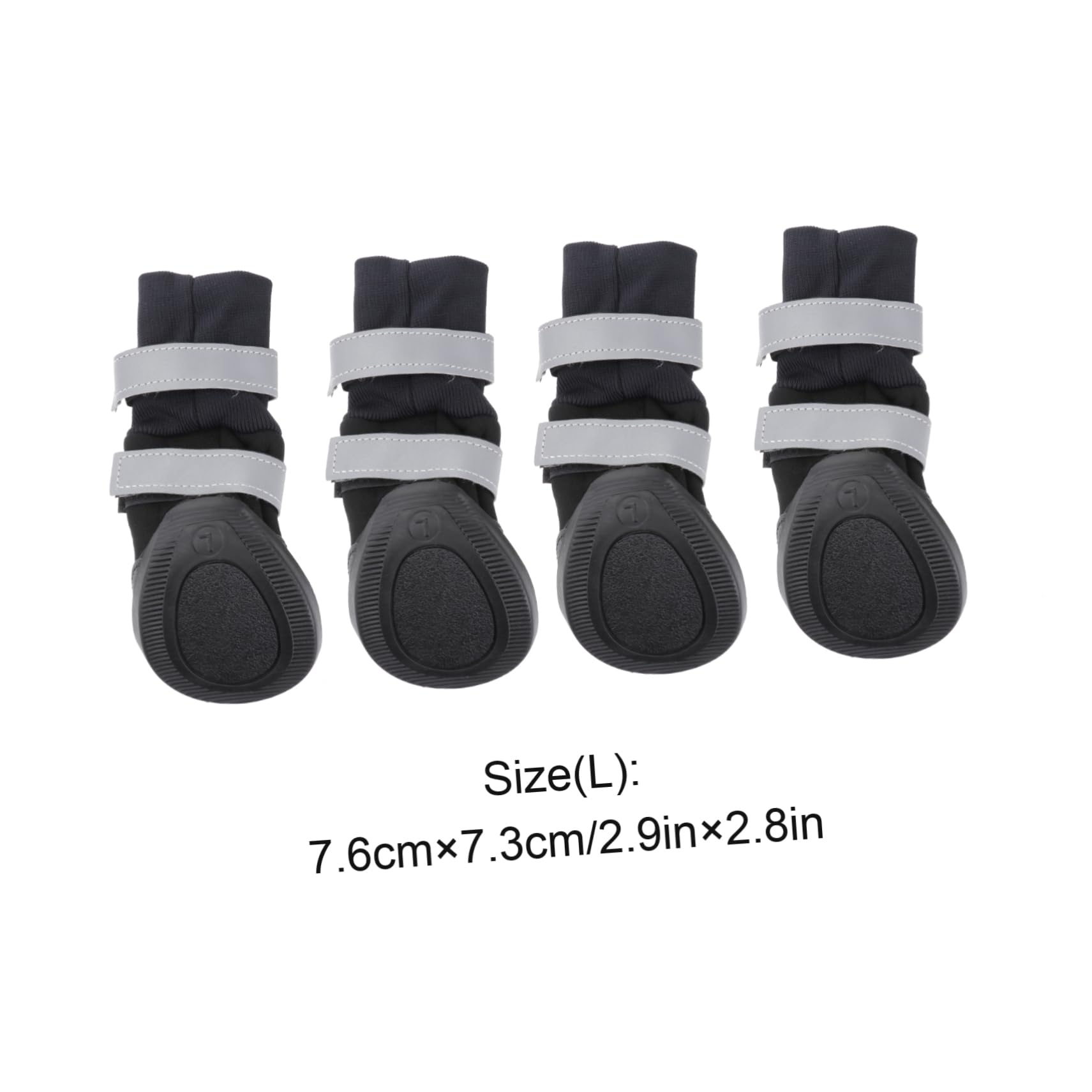 FRCOLOR 8 STK Regenstiefel Für Hunde Haustier Hund Winterschuhe Haustierschuhe Für Kleine Hunde Winterstiefel Für Hunde Pfotenabdeckungen Für Hunde Hundestiefel Katzenpfote Großer Hund